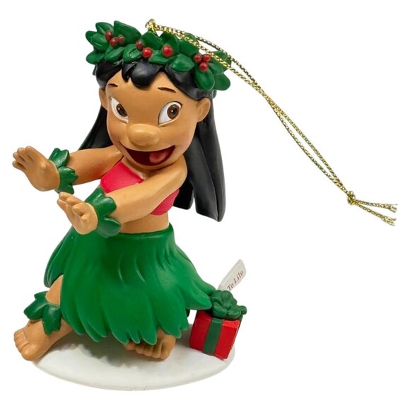 Lilo Hula Ornament Presidents Edition Disney Scholastic Decoration Lilo w Box - Picture 2 of 11